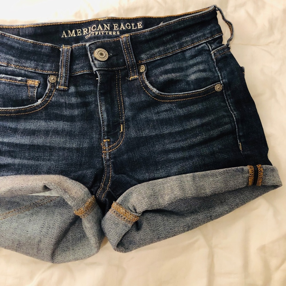 American eagle jean shorts